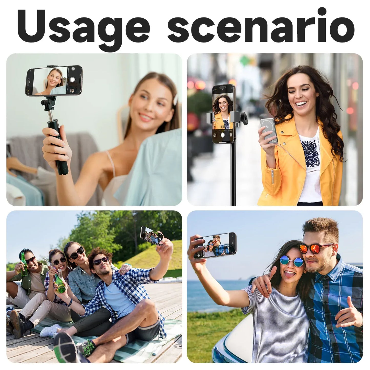 VIORNEL Pantalla Selfie Magnética para Smartphone