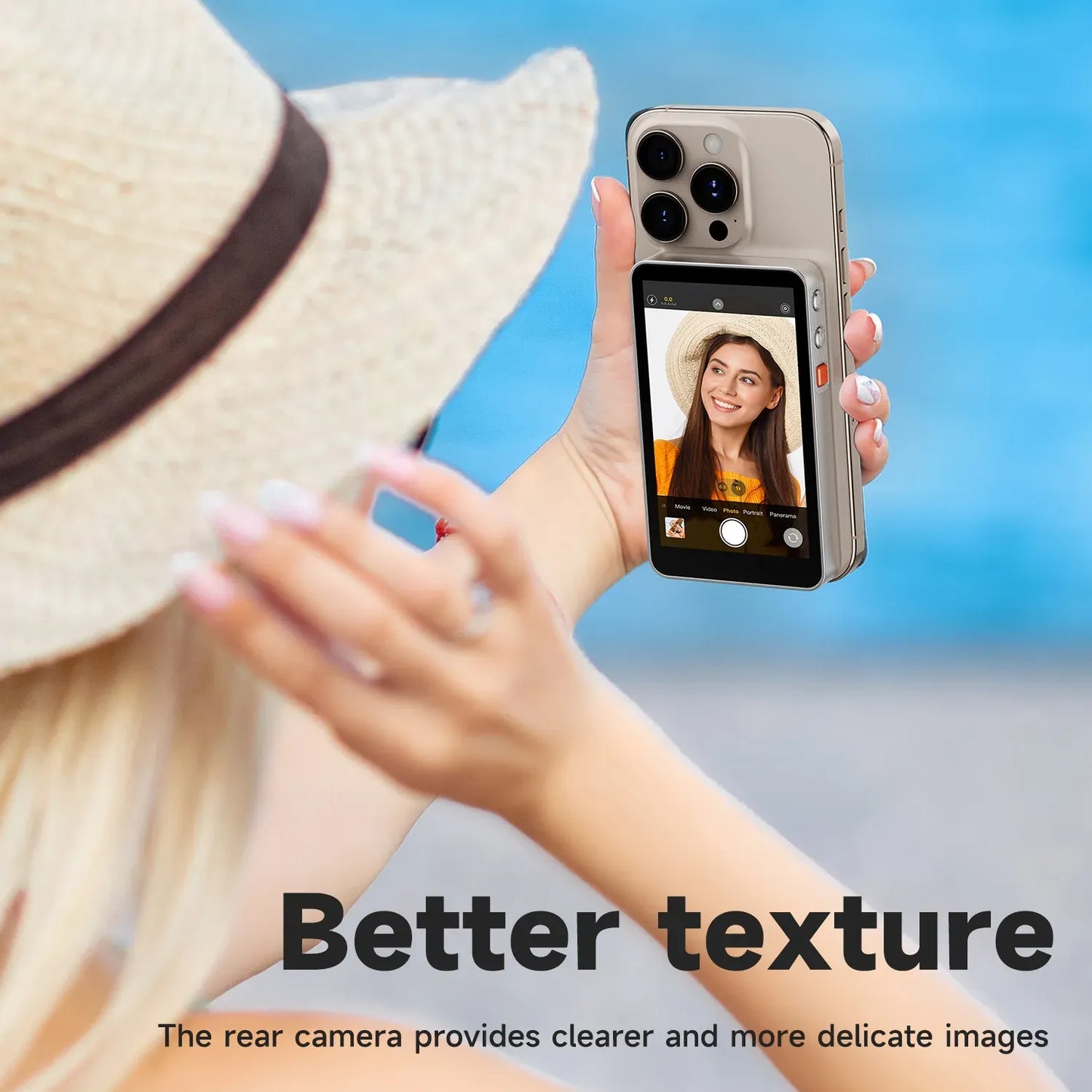 VIORNEL Pantalla Selfie Magnética para Smartphone